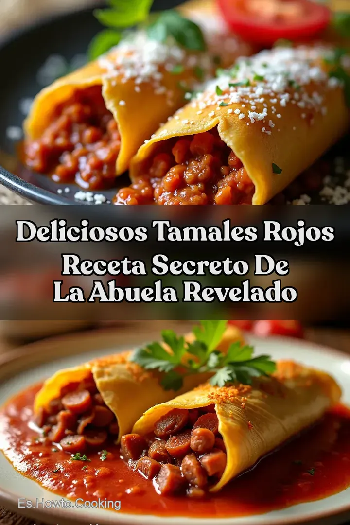 Deliciosos Tamales Rojos Receta Secreto de la Abuela Revelado