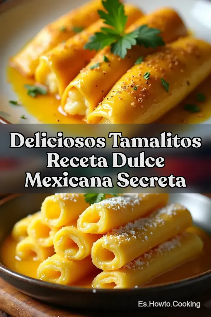 Deliciosos Tamalitos Receta Dulce Mexicana Secreta