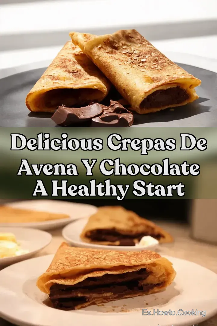 Delicious Crepas de Avena y Chocolate A Healthy Start