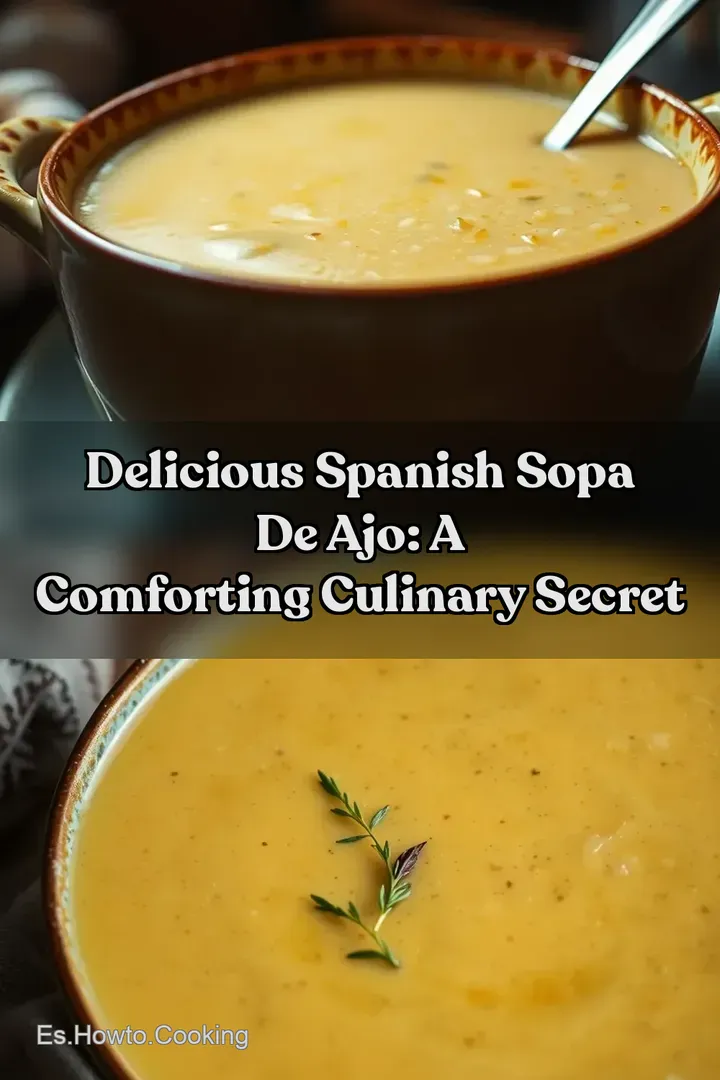 Delicious Spanish Sopa de Ajo: A Comforting Culinary Secret