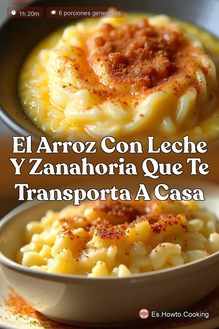 El Arroz con Leche y Zanahoria que te transporta a casa