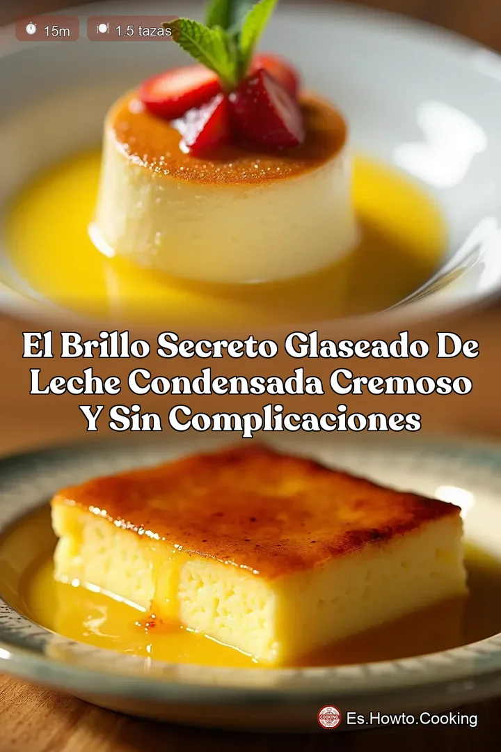El Brillo Secreto Glaseado de Leche Condensada Cremoso y Sin Complicaciones