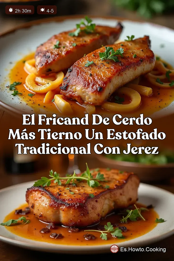 El Fricand de Cerdo m&aacute;s Tierno Un Estofado Tradicional con Jerez