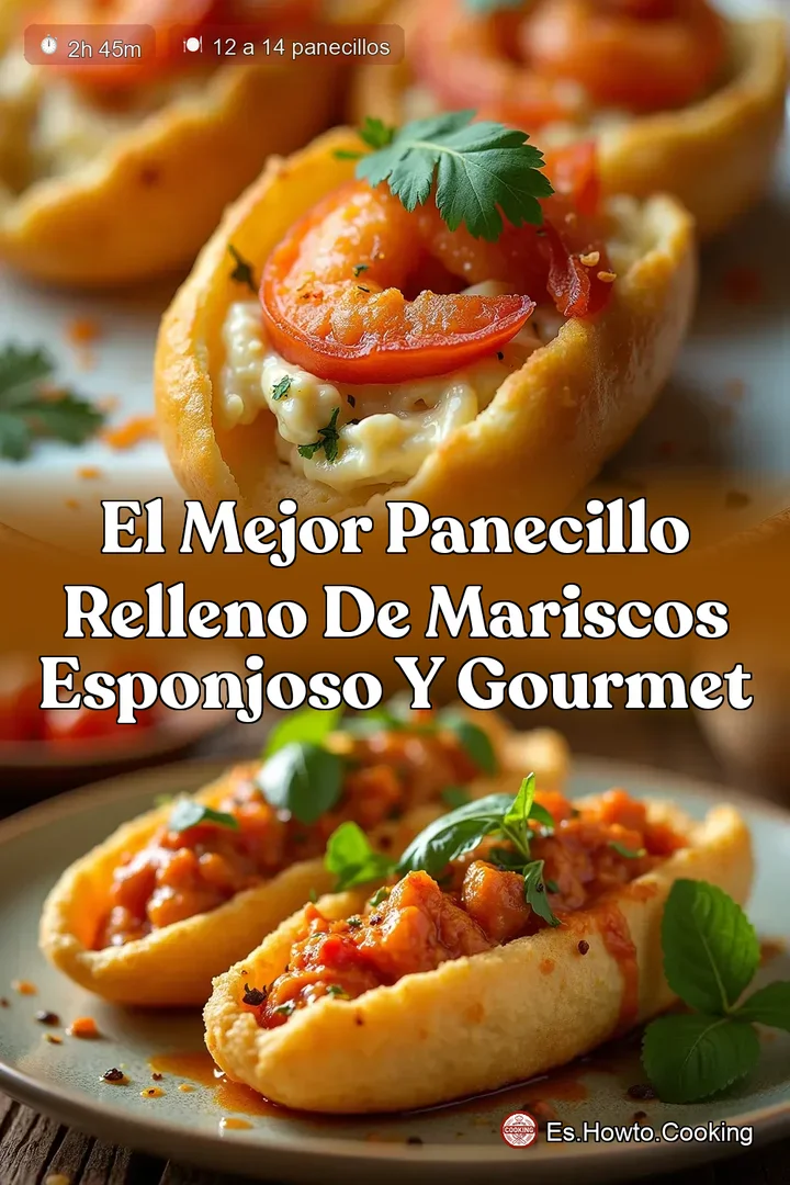 El Mejor Panecillo Relleno de Mariscos Esponjoso y Gourmet