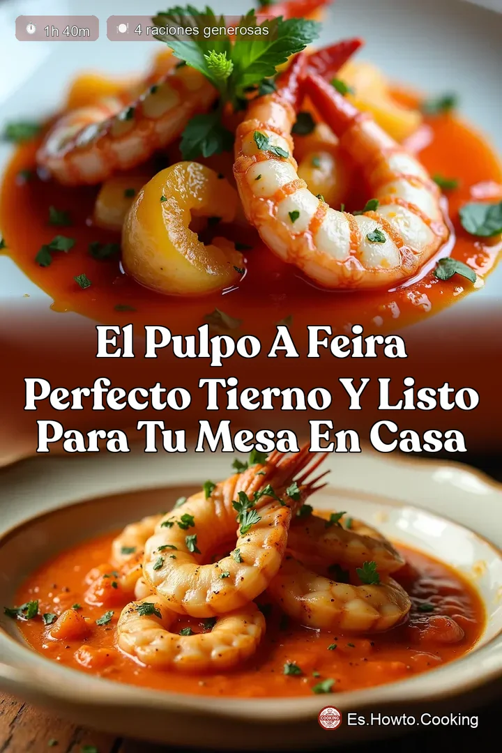 El Pulpo a Feira Perfecto Tierno y Listo para tu Mesa en Casa