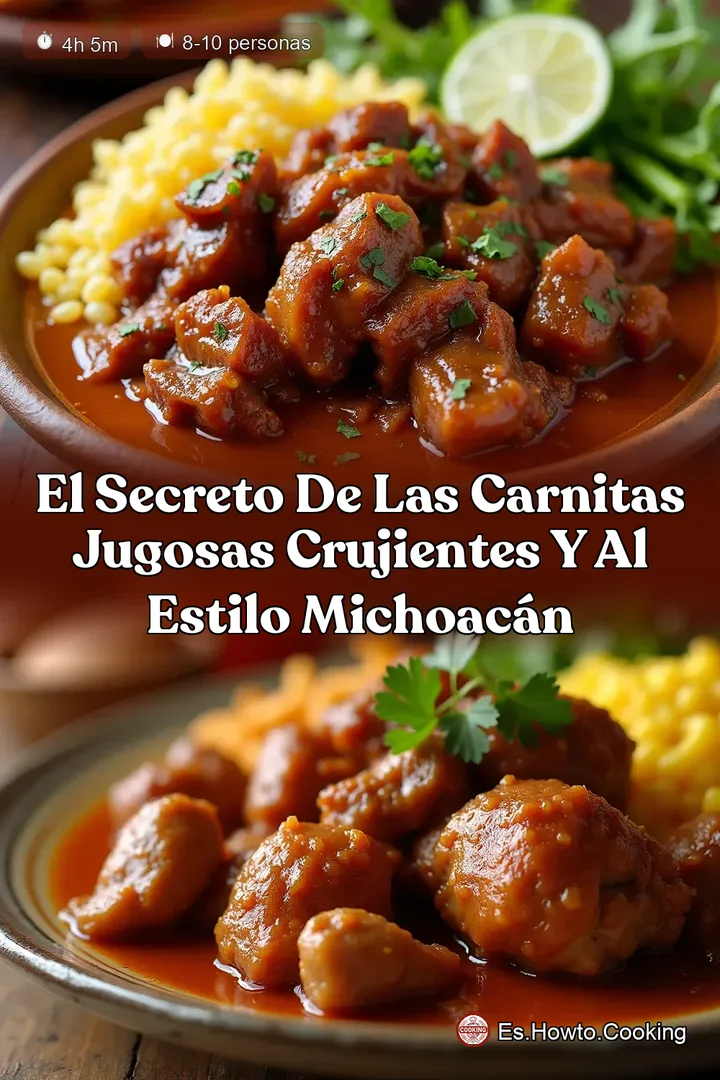 El Secreto de las Carnitas Jugosas Crujientes y al Estilo Michoac&aacute;n