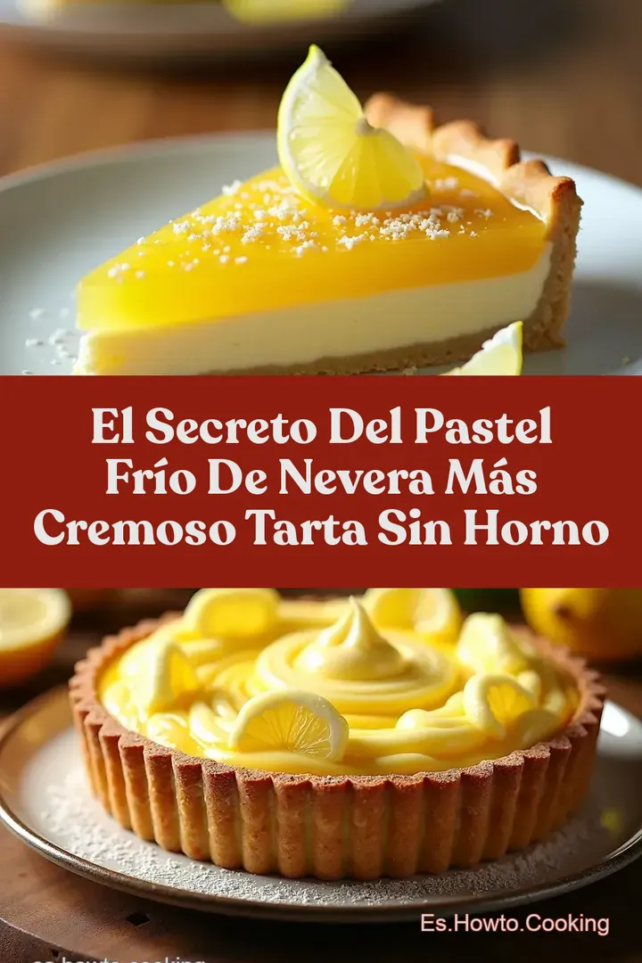El Secreto del Pastel Fr&iacute;o de Nevera M&aacute;s Cremoso Tarta Sin Horno