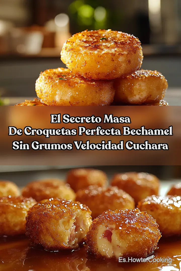 El Secreto Masa de Croquetas Perfecta Bechamel Sin Grumos Velocidad Cuchara
