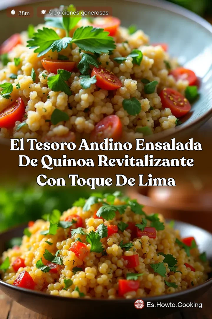 El Tesoro Andino Ensalada de Quinoa Revitalizante con Toque de Lima