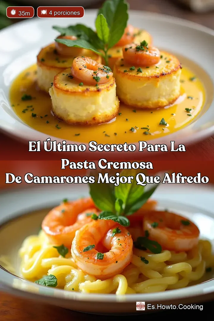 El &Uacute;ltimo Secreto para la Pasta Cremosa de Camarones Mejor que Alfredo