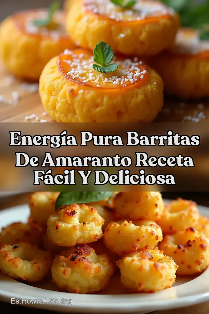 Energ&iacute;a Pura Barritas de Amaranto Receta F&aacute;cil y Deliciosa