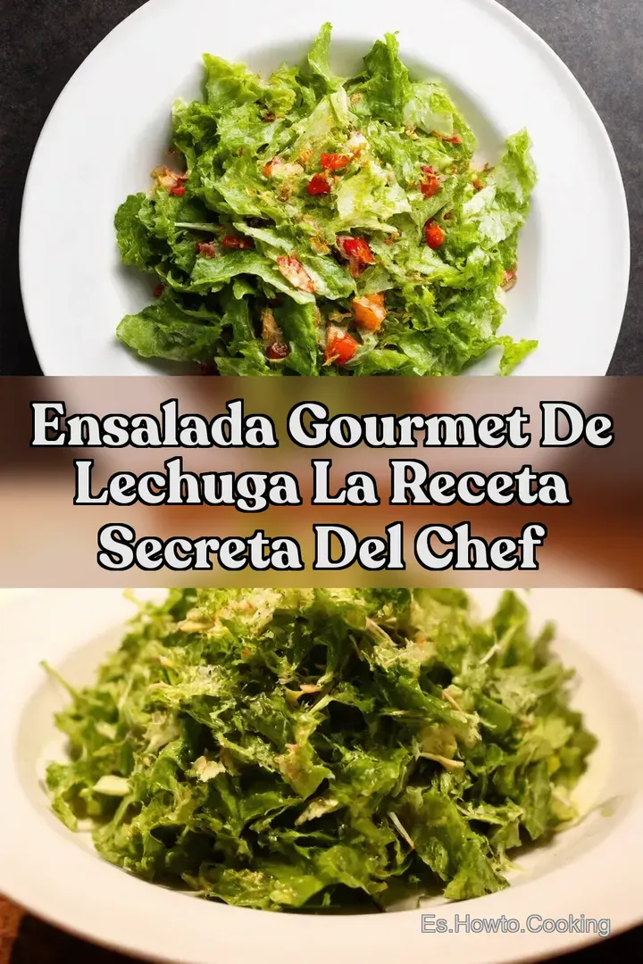Ensalada Gourmet de Lechuga La Receta Secreta Del Chef