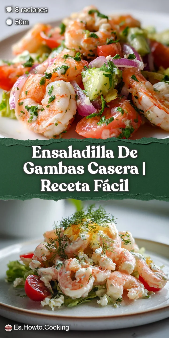 Close-up of a chilled shrimp salad: Succulent shrimp peek from a bed of creamy potatoes and briny olives, all lightly spic...