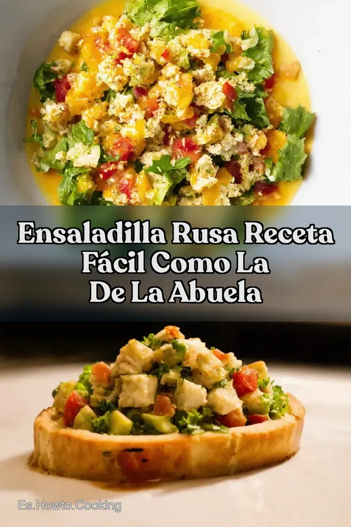Ensaladilla Rusa Receta F&aacute;cil Como la de la Abuela