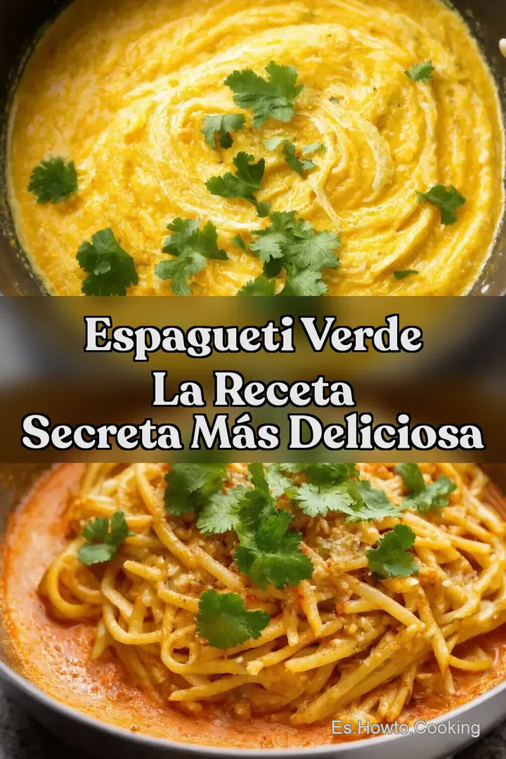 Espagueti Verde La Receta Secreta M&aacute;s Deliciosa