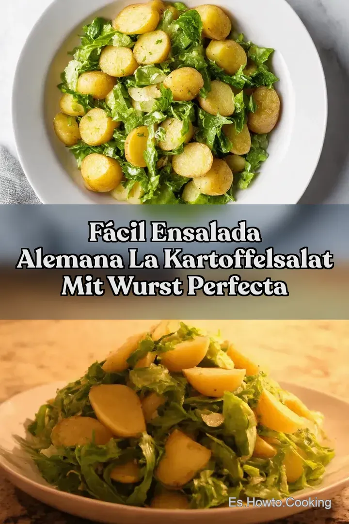 F&aacute;cil Ensalada Alemana La Kartoffelsalat Mit Wurst Perfecta
