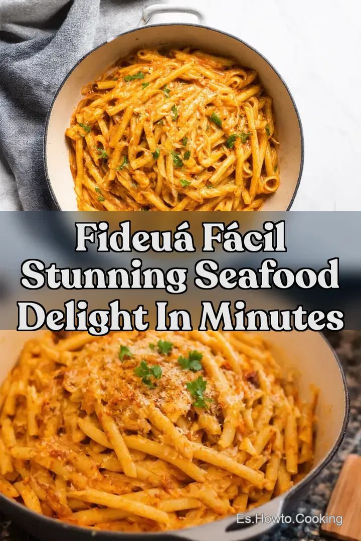 Fideu&aacute; F&aacute;cil Stunning Seafood Delight in Minutes