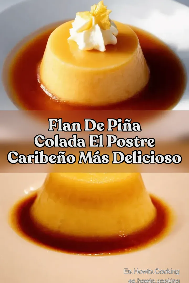 Flan de Pi&ntilde;a Colada El Postre Caribe&ntilde;o M&aacute;s Delicioso