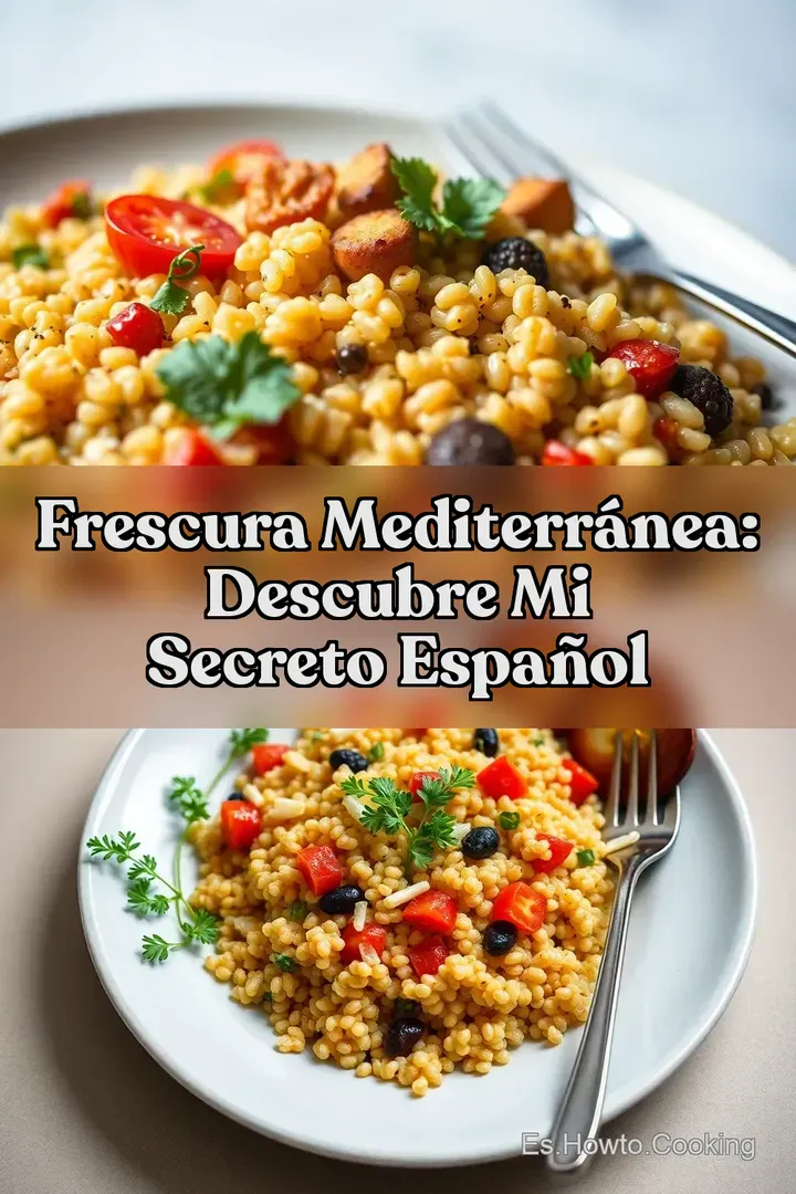 Frescura Mediterr&aacute;nea: Descubre mi Secreto Espa&ntilde;ol