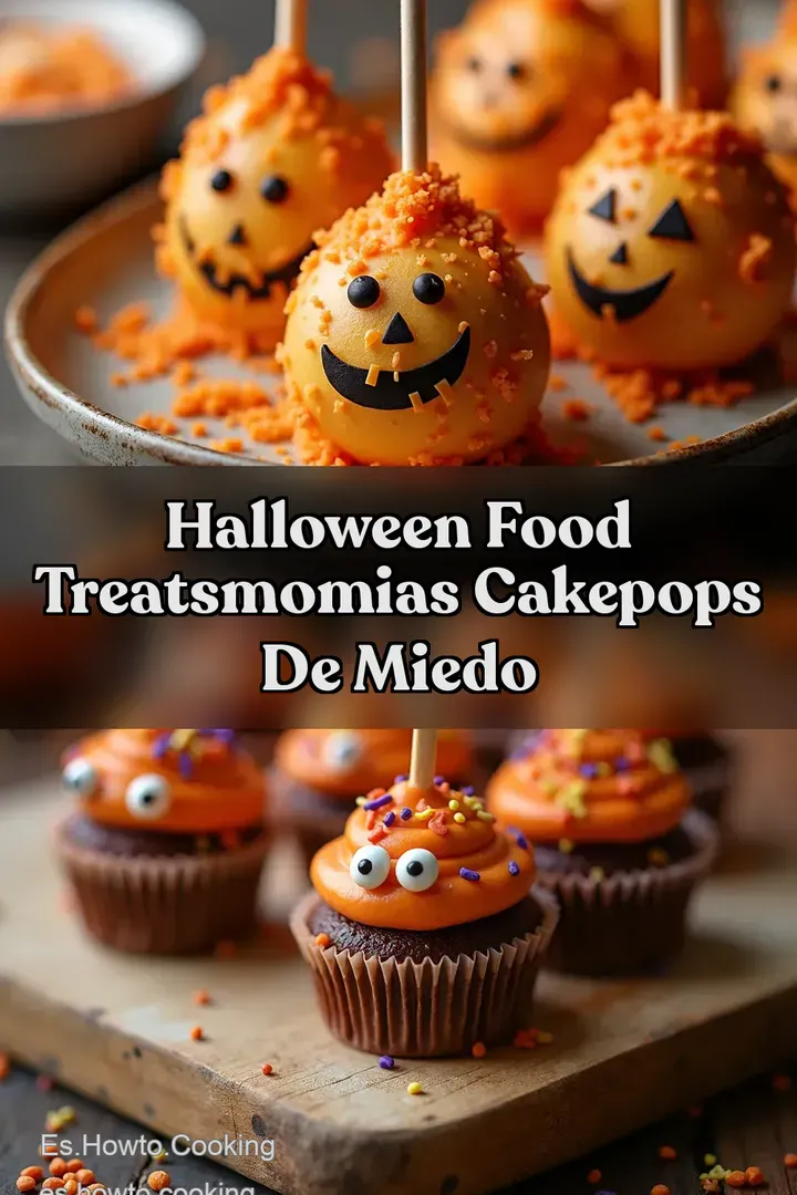 Halloween Food TreatsMomias Cakepops de Miedo