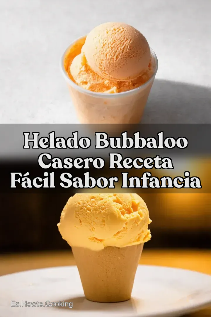 Helado Bubbaloo Casero Receta F&aacute;cil Sabor Infancia