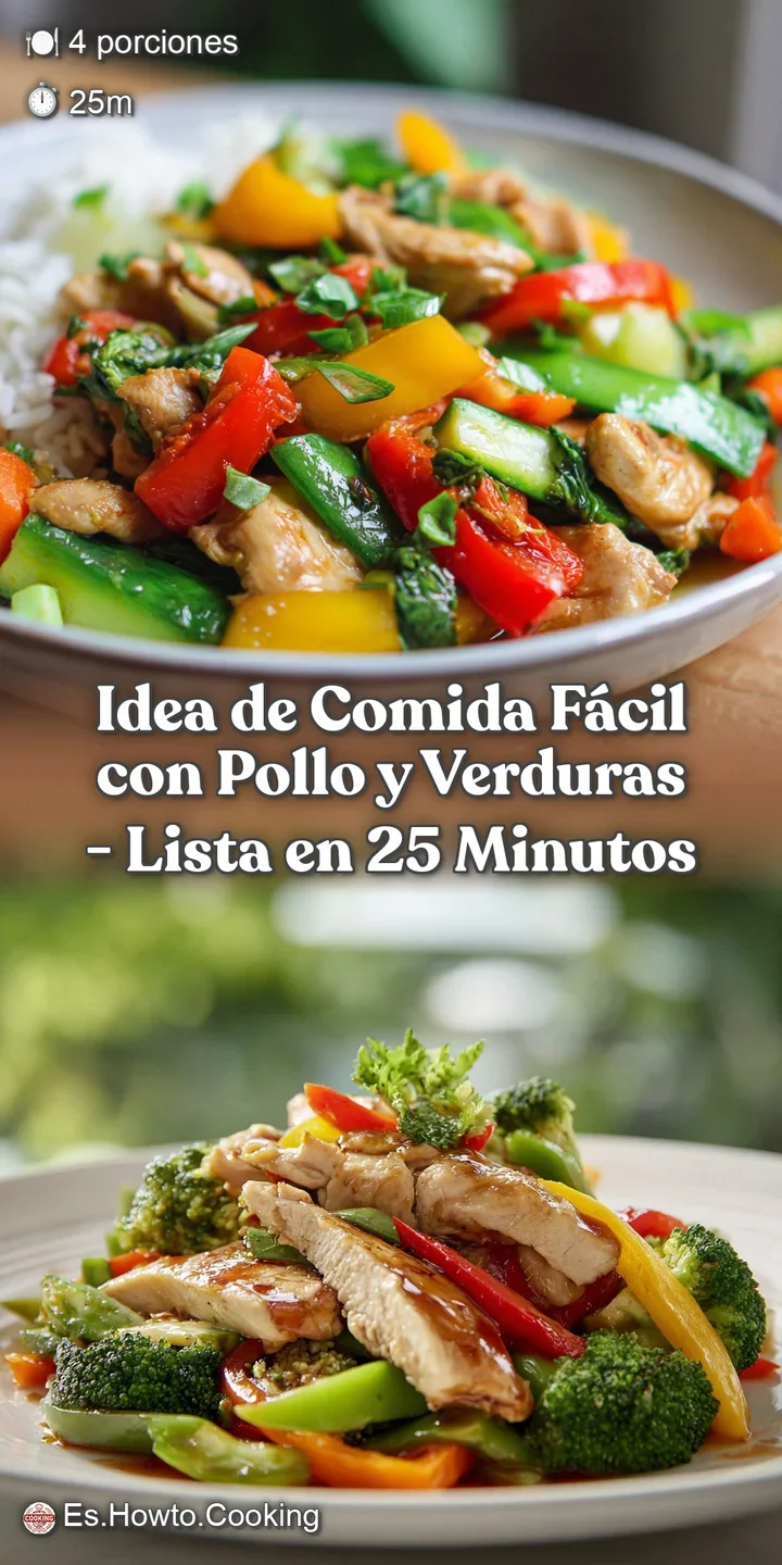 Juicy chicken pieces and colorful bell peppers shimmer with a savory glaze in this appetizing close-up, ready to eat.