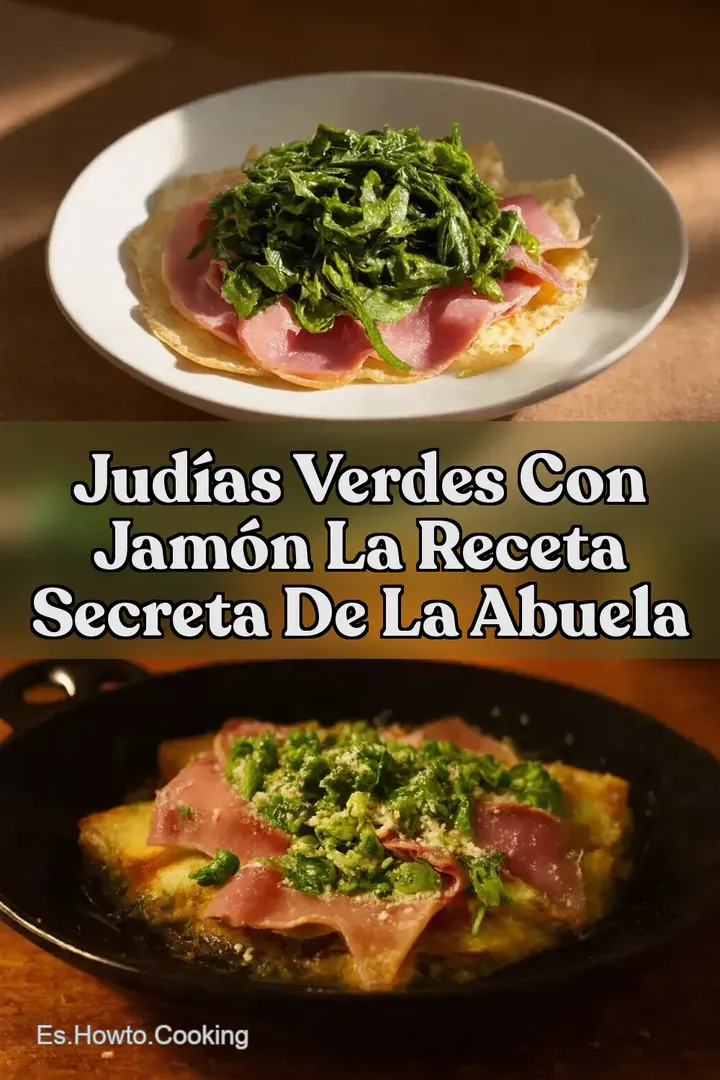 Jud&iacute;as Verdes con Jam&oacute;n La Receta Secreta de la Abuela