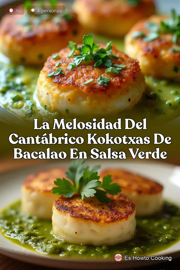 La Melosidad del Cant&aacute;brico Kokotxas de Bacalao en Salsa Verde