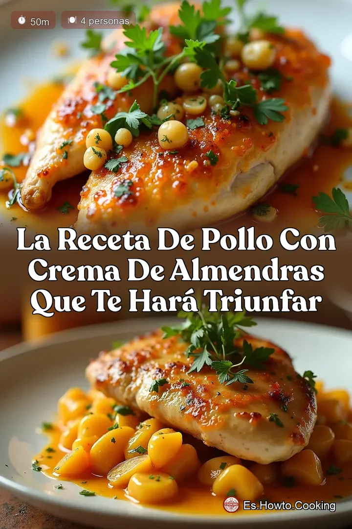 La Receta de Pollo con Crema de Almendras que te har&aacute; triunfar