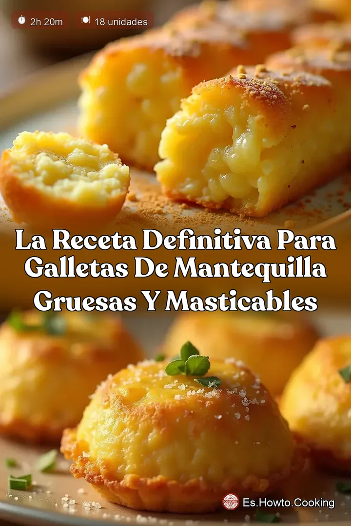 La Receta Definitiva para Galletas de Mantequilla Gruesas y Masticables