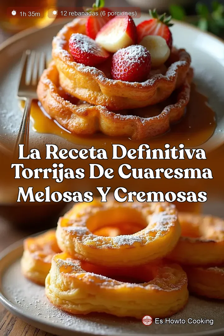La Receta Definitiva Torrijas de Cuaresma Melosas y Cremosas