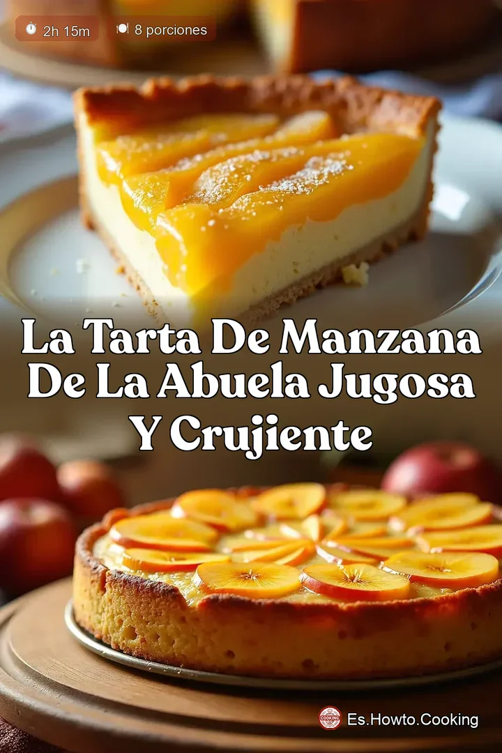 La Tarta de Manzana de la Abuela Jugosa y Crujiente