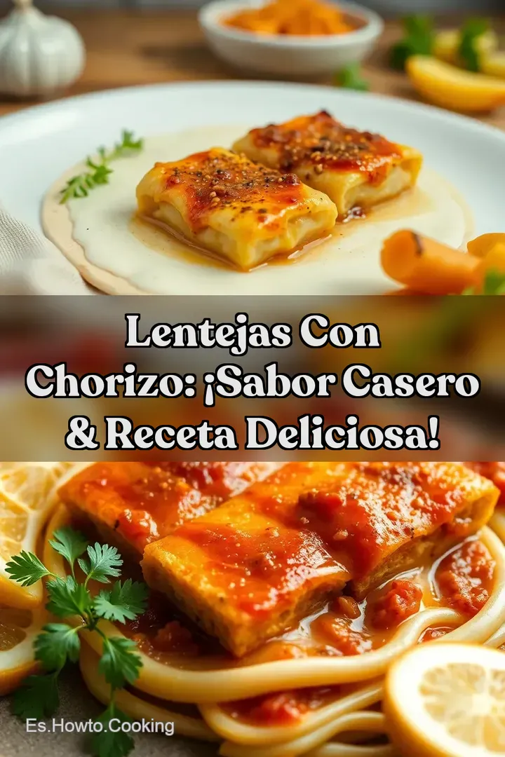 Lentejas con Chorizo: &iexcl;Sabor Casero & Receta Deliciosa!
