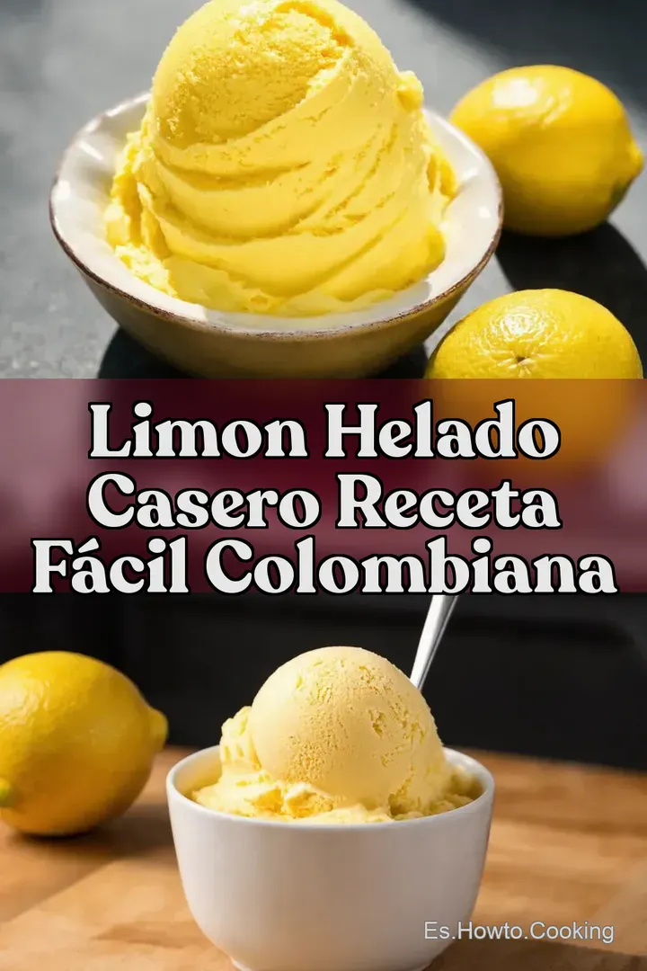 Limon Helado Casero Receta f&aacute;cil colombiana