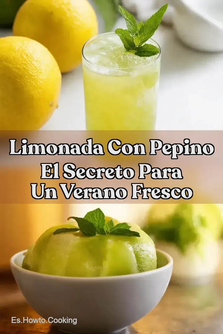 Limonada Con Pepino El Secreto Para Un Verano Fresco