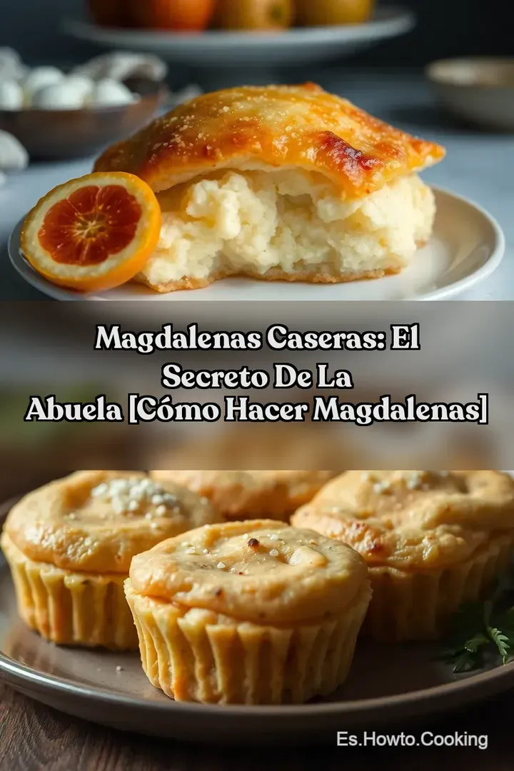Magdalenas Caseras: El Secreto de la Abuela [C&oacute;mo hacer magdalenas]