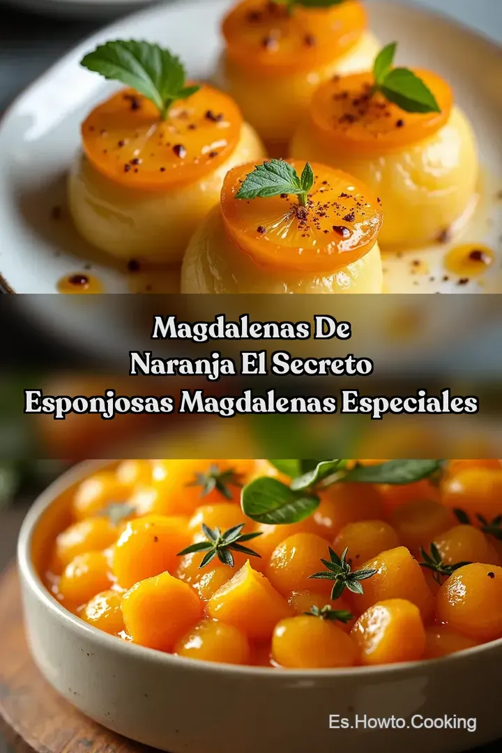 Magdalenas de Naranja El Secreto Esponjosas MAGDALENAS ESPECIALES