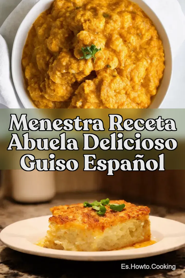 Menestra Receta Abuela Delicioso Guiso Espa&ntilde;ol