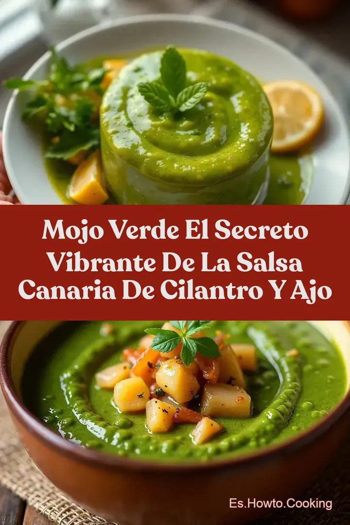 Mojo Verde El Secreto Vibrante de la Salsa Canaria de Cilantro y Ajo