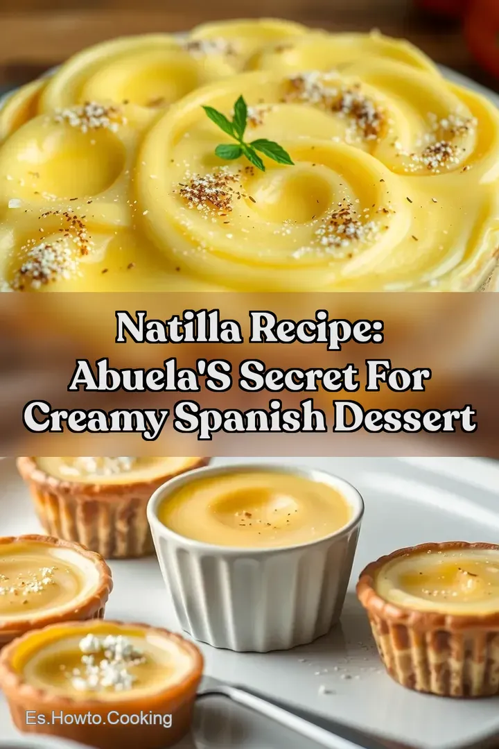 Natilla Recipe: Abuela s Secret for Creamy Spanish Dessert