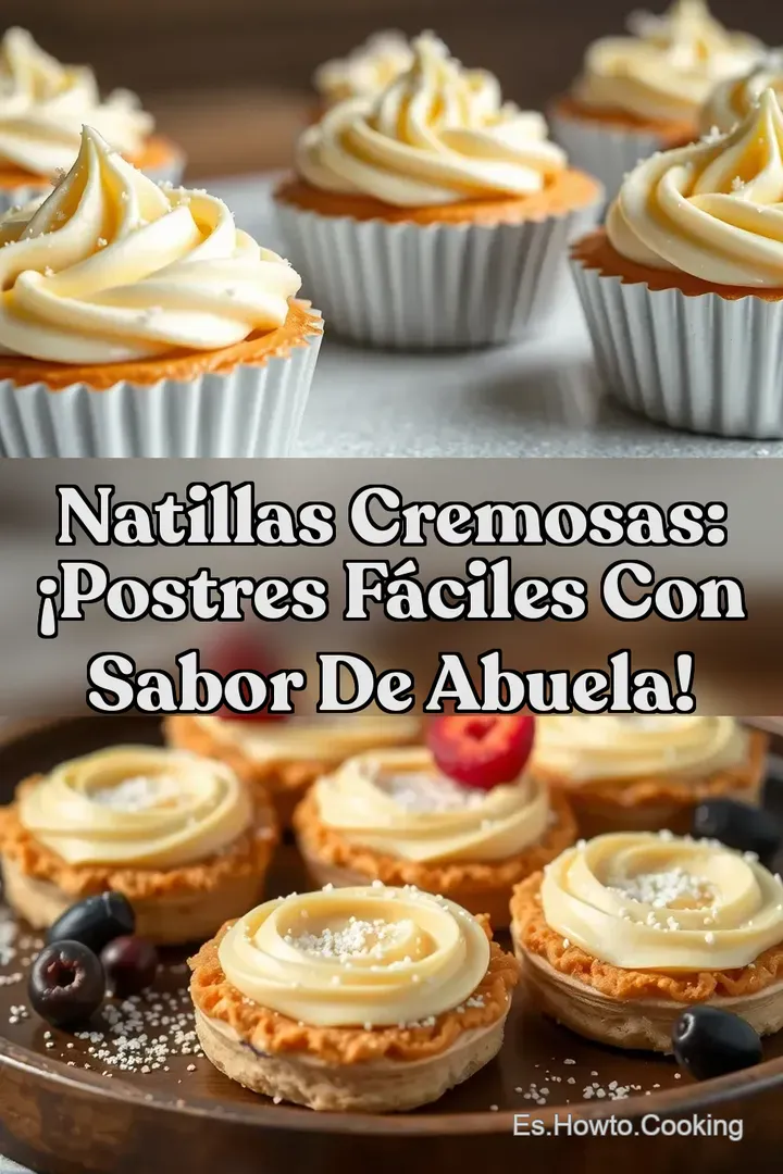 Natillas Cremosas: &iexcl;Postres F&aacute;ciles con Sabor de Abuela!