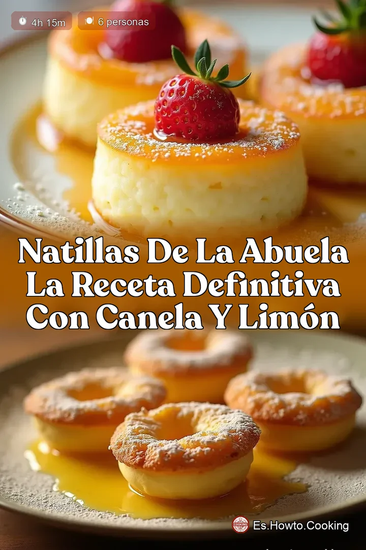 Natillas de la Abuela La Receta Definitiva con Canela y Lim&oacute;n