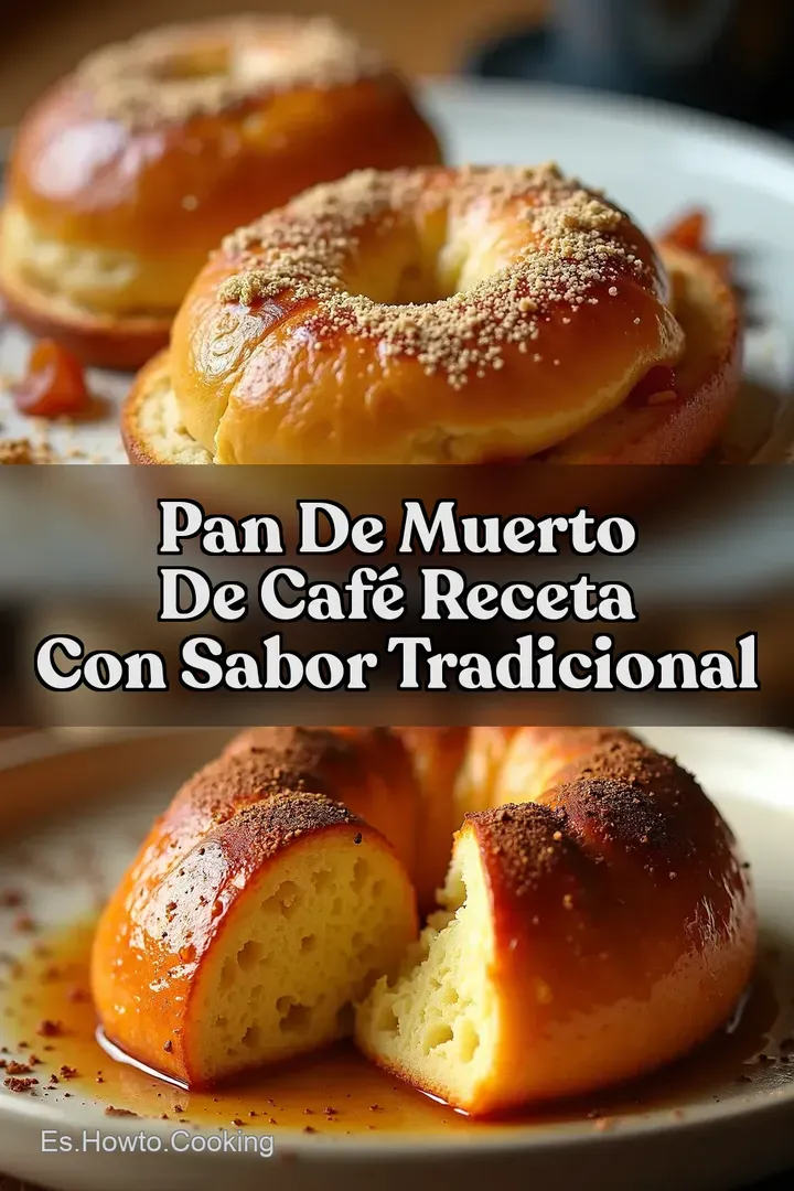 Pan de Muerto de Caf&eacute; Receta con Sabor Tradicional
