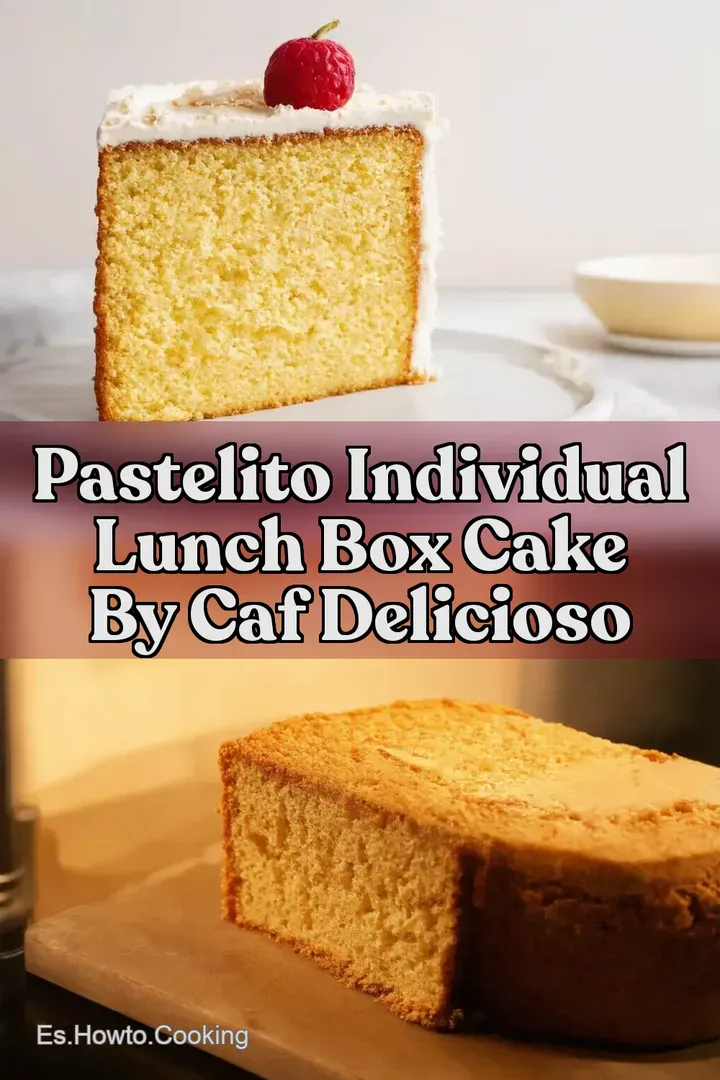 Pastelito Individual LUNCH BOX CAKE by CAF Delicioso