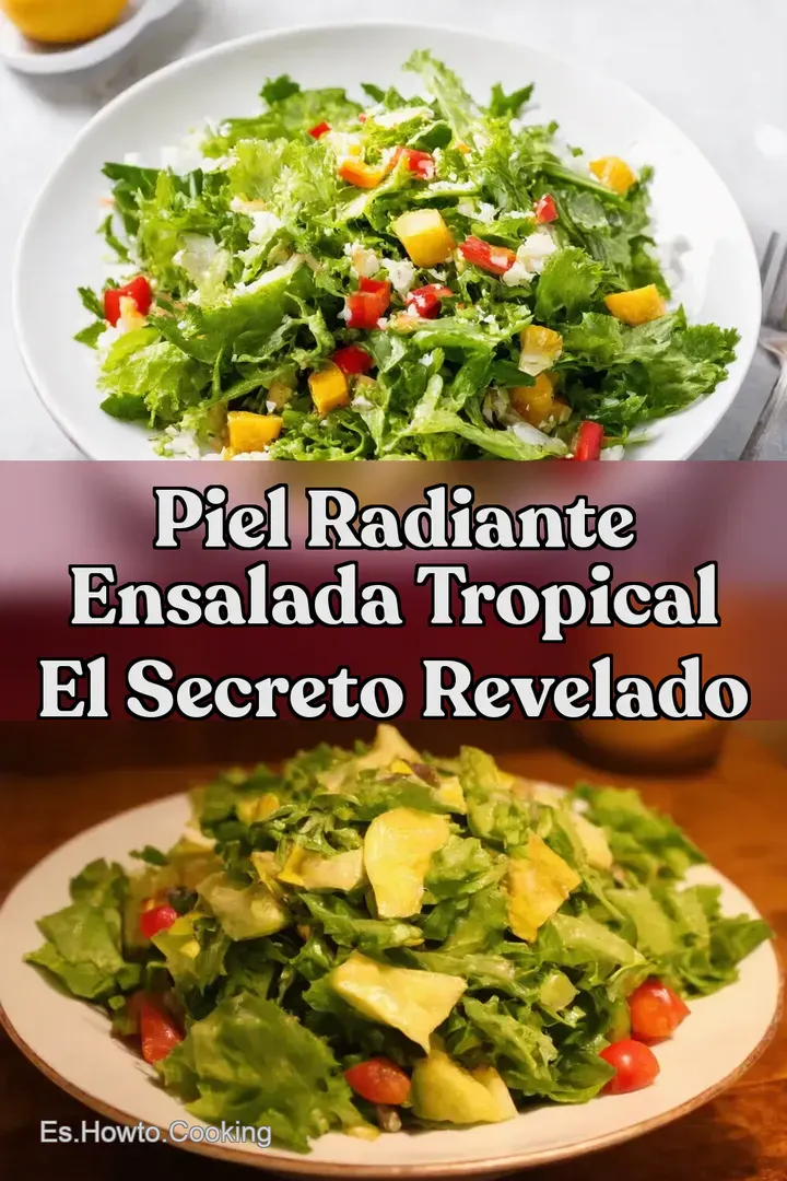Piel Radiante Ensalada tropical El Secreto Revelado