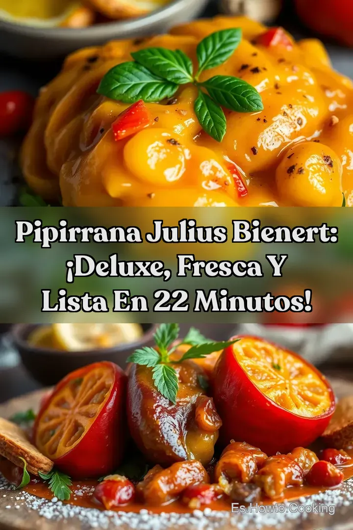 Pipirrana Julius Bienert: &iexcl;Deluxe Fresca y Lista en 22 Minutos!