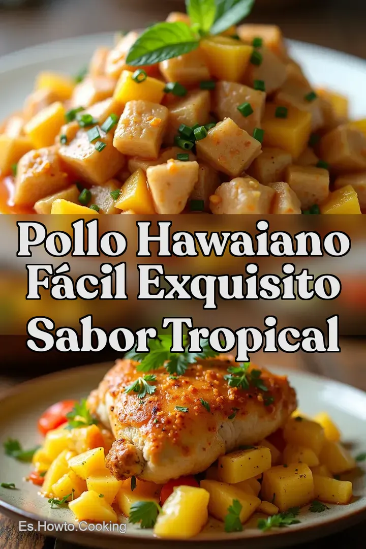 Pollo Hawaiano F&aacute;cil Exquisito Sabor Tropical