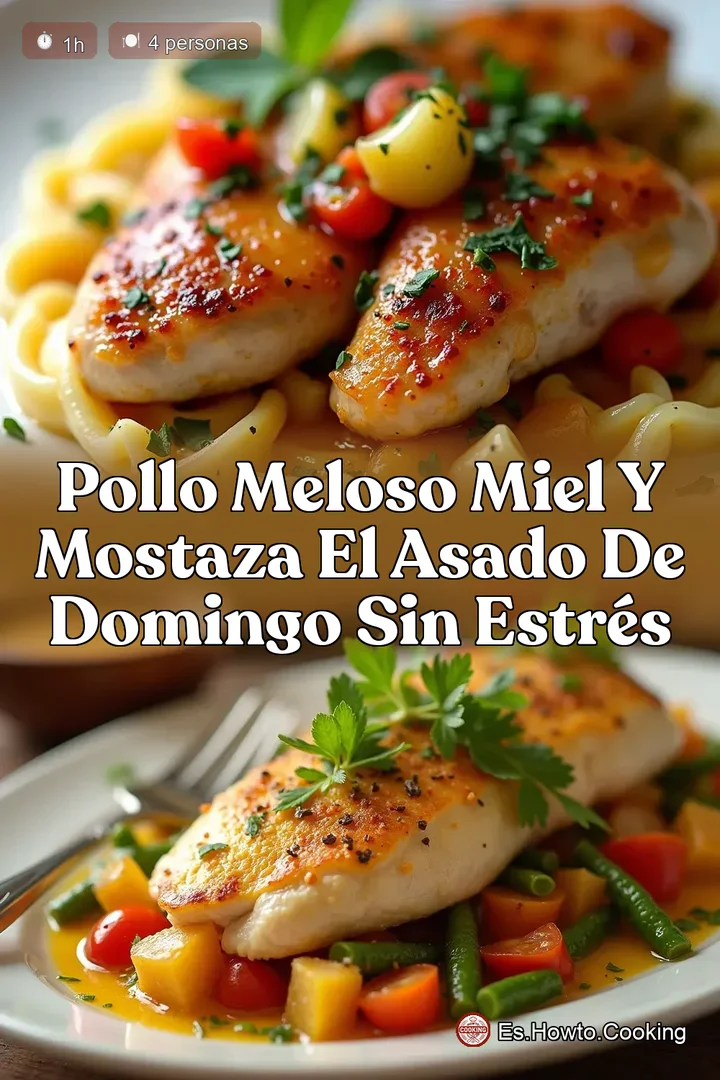 Pollo Meloso Miel y Mostaza El Asado de Domingo Sin Estr&eacute;s