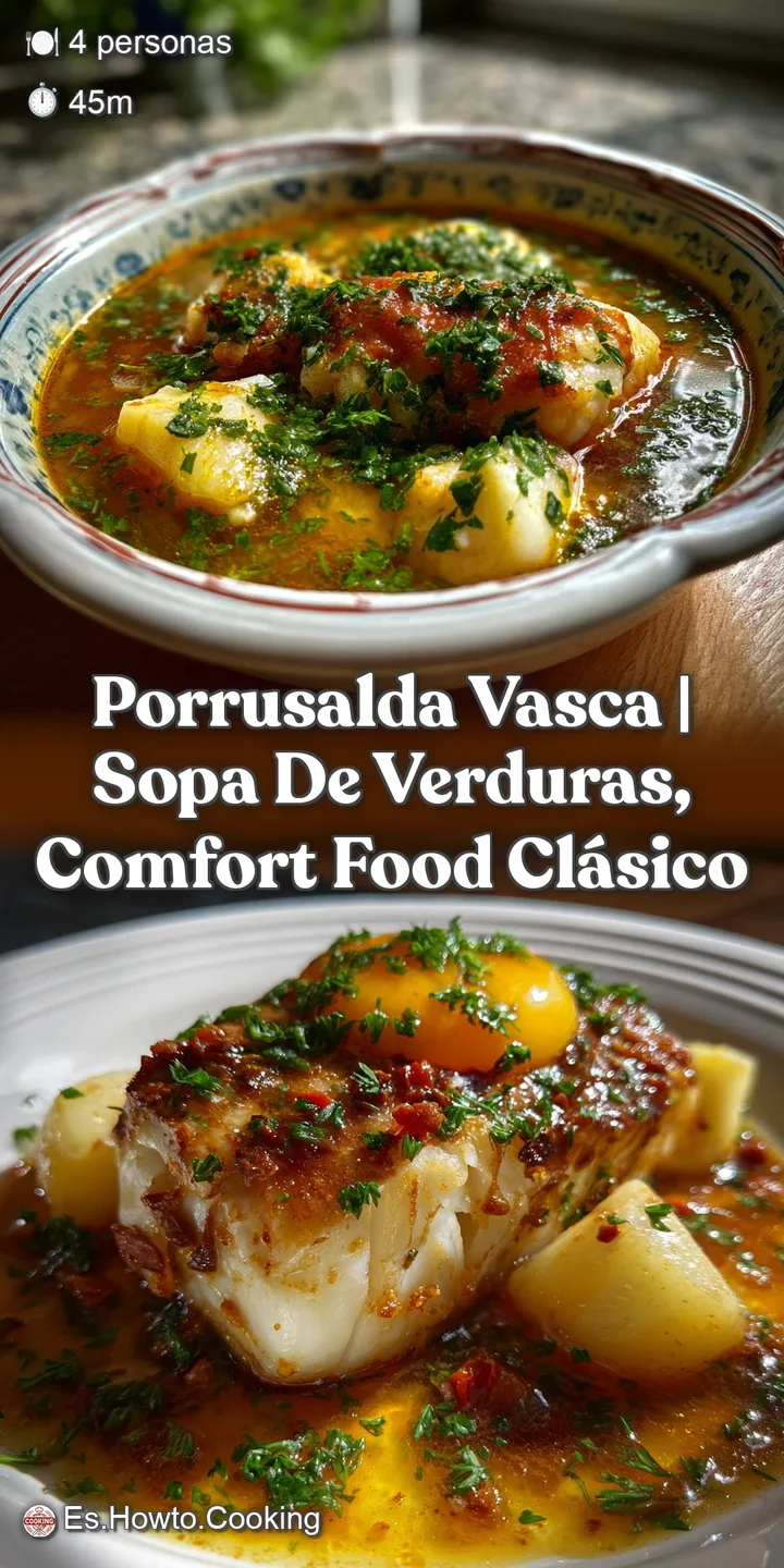 Porrusalda Vasca | Sopa De Verduras Comfort Food Cl&aacute;sico