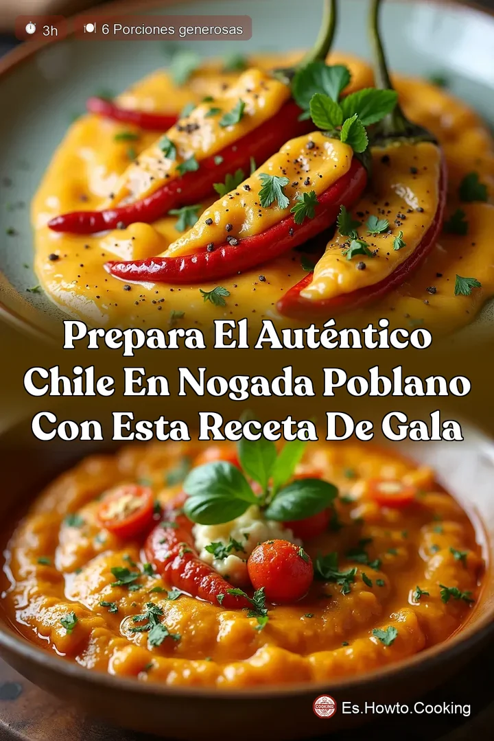 Prepara el Aut&eacute;ntico Chile en Nogada Poblano con Esta Receta de Gala